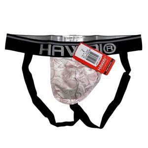 Hawai Jockstrap Snakeskin Print Pink‎ Size M (28-30) NWT